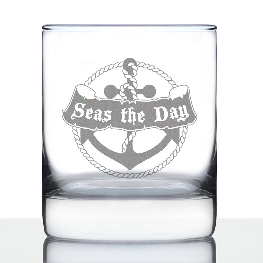 Seas the Day - 10 Ounce Rocks Glass