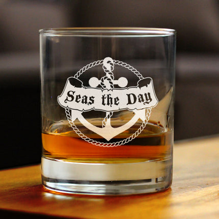 Seas the Day - 10 Ounce Rocks Glass