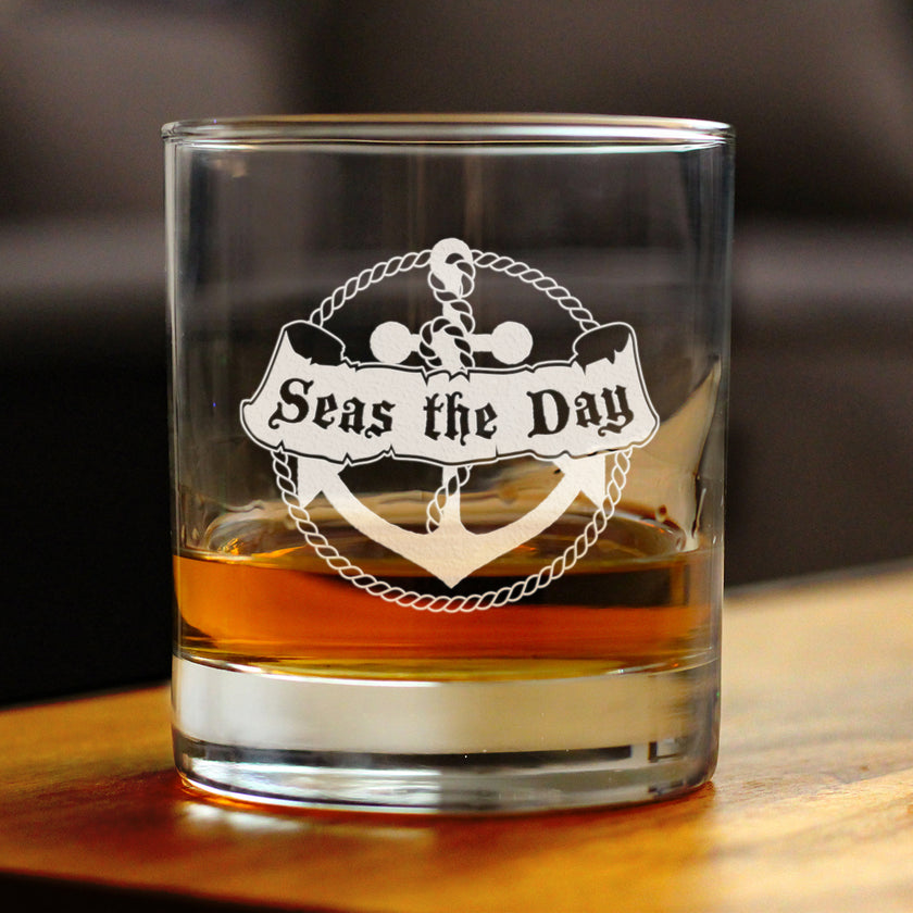 Seas the Day - 10 Ounce Rocks Glass