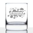 Vintage 2000 - Fun 26th Birthday Whiskey Rocks Glass Gifts for Men & Women Turning 26 - 10.25 Oz Whisky Tumbler Glasses