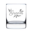 Groom Old Fashioned Rocks Glass - Unique Wedding Gift for Groom - Engraved Wedding Cup Gift