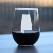 Alabama State Outline Stemless Wine Glass - State Themed Drinking Decor and Gifts for Alabaman Women & Men - Large 17 Oz Glasses