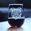 Border Collie Stemless Wine Glass - Cute Dog Themed Décor and Gifts for Moms & Dads of Border Collies - Large 17 Oz