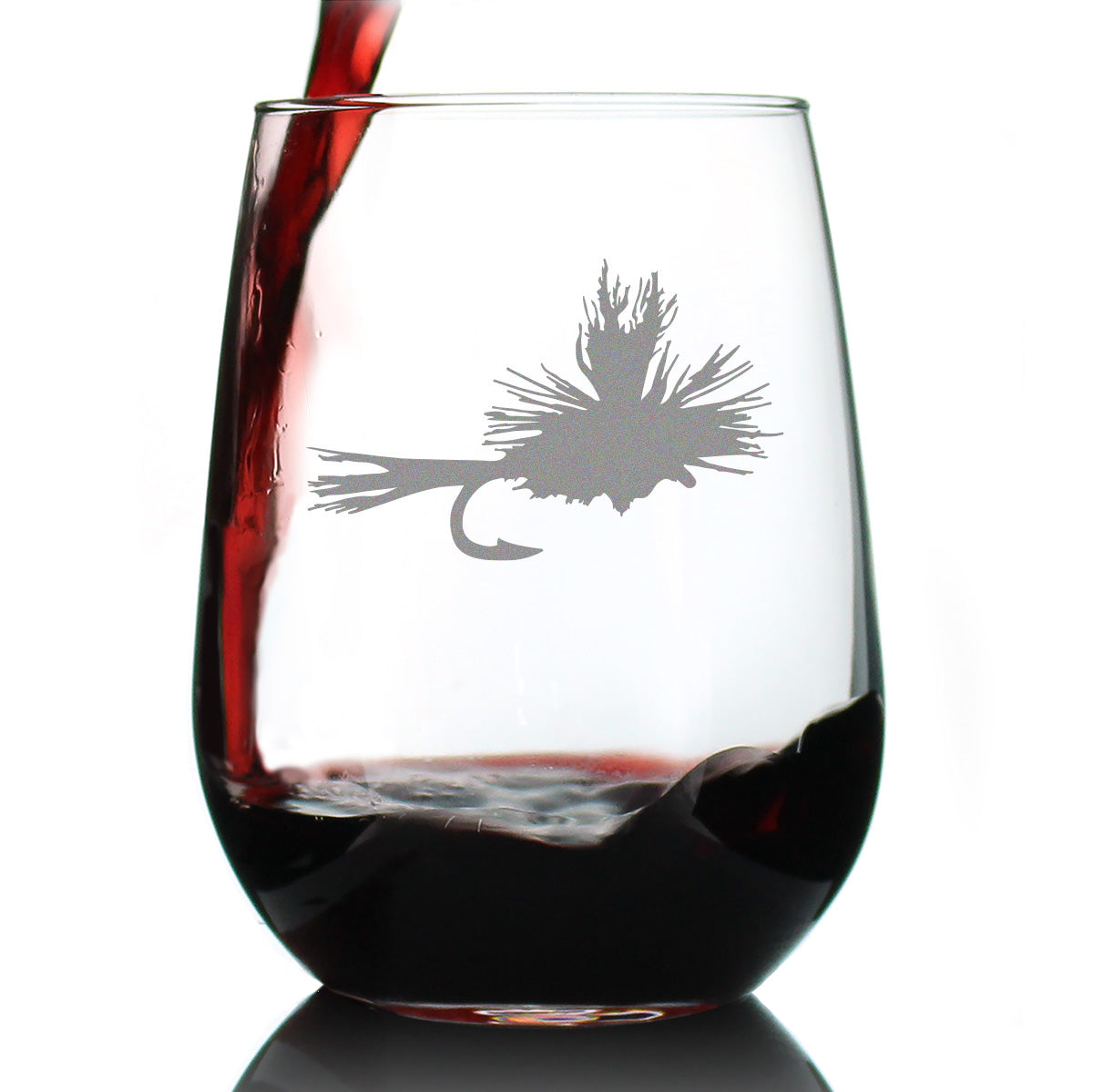 Fly Fishing Stemless Wine Glass - Unique Flyfishing Themed Gifts for F -  bevvee