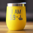 59 + 1 Middle Finger - Wine Tumbler