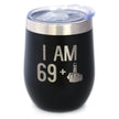 69 + 1 Middle Finger - Wine Tumbler