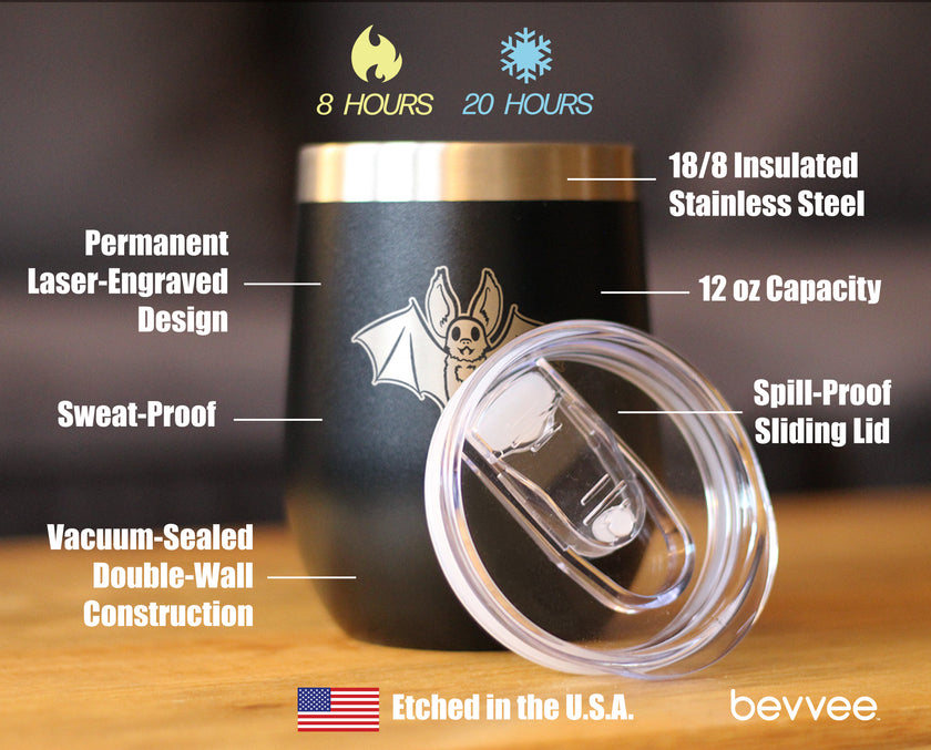 Bat - Wine Tumbler