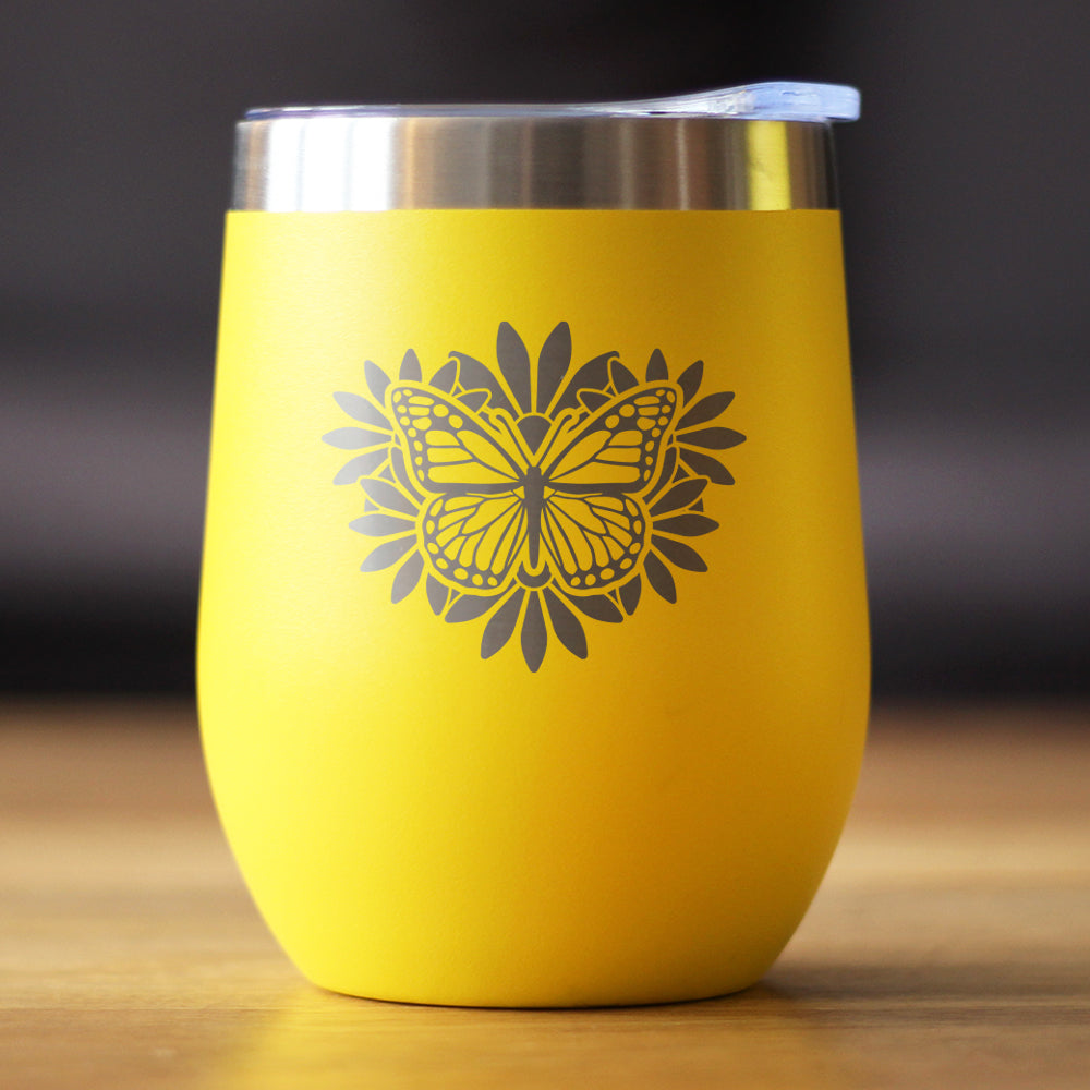 Butterfly - Wine Tumbler