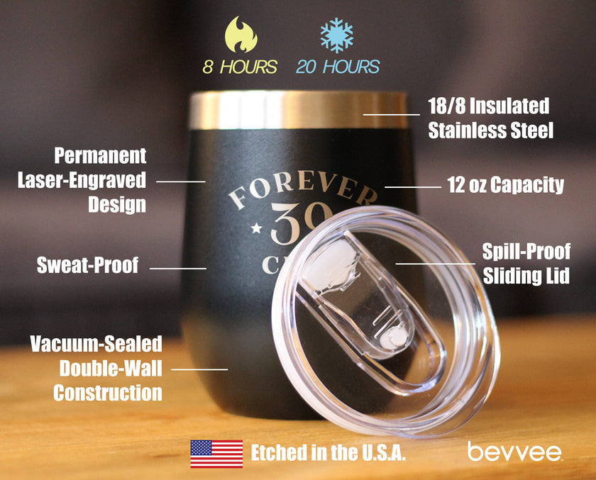 Forever 39 Club - Wine Tumbler