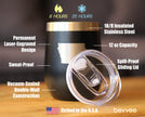 Iowa State Outline - Wine Tumbler