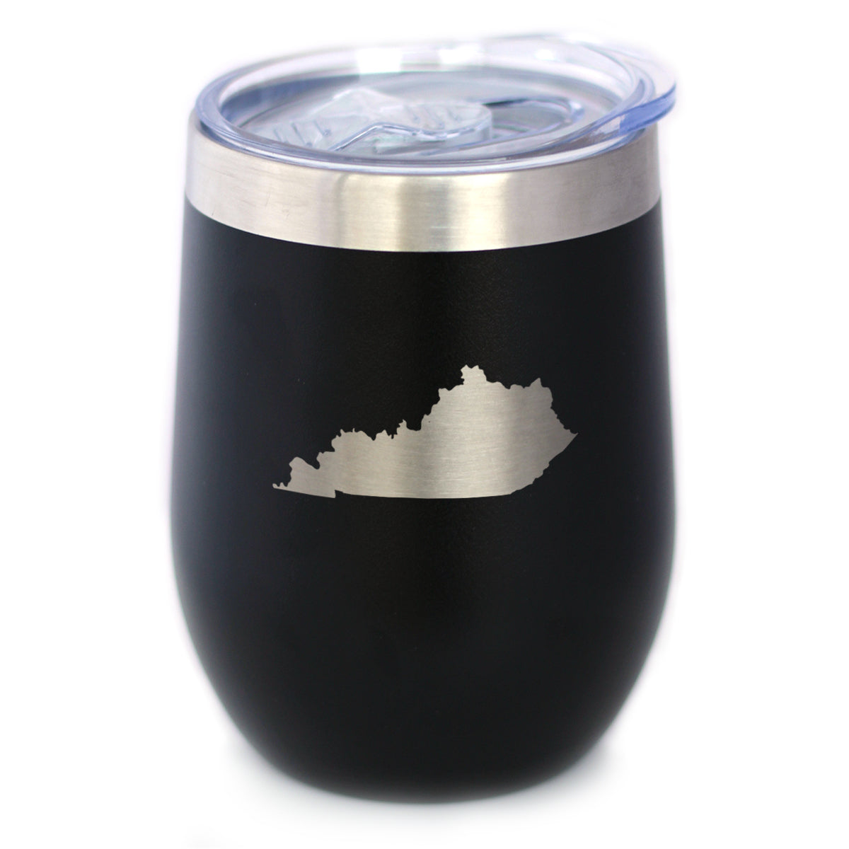 Kentucky State Outline - Wine Tumbler