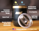 Massachusetts State Outline - Wine Tumbler