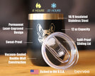 Happy Frenchie - Wine Tumbler Glass with Sliding Lid - Stainless Steel Insulated Mug - Unique French Bulldog Dog Gifts for Women & Men