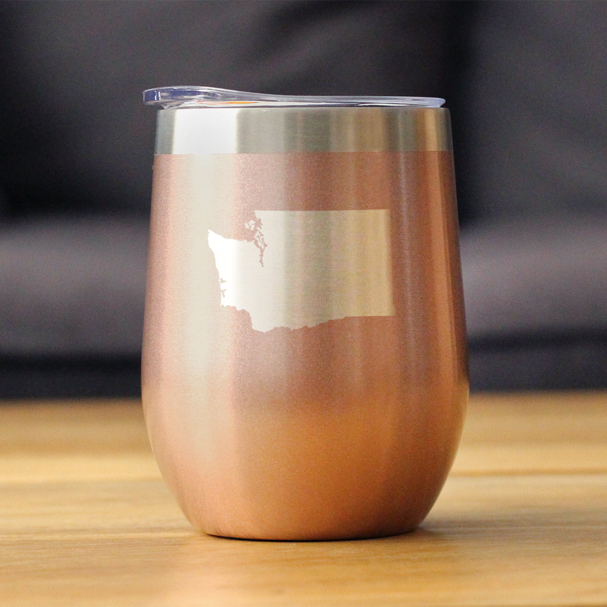 Washington State Outline - Wine Tumbler